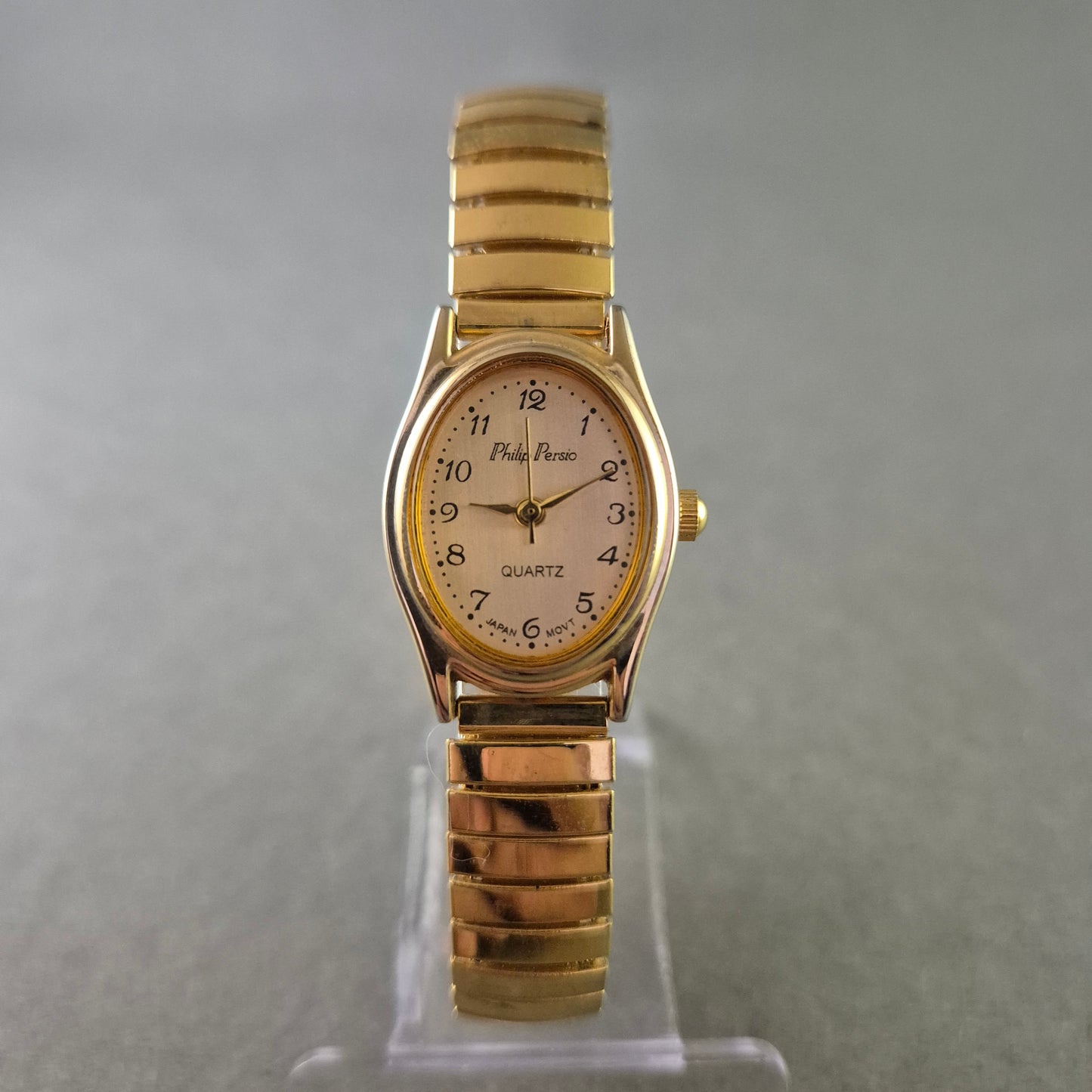 Paolo Perroti Damenarmbanduhr – Goldfarben, Quartz, Stretcharmband