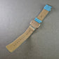 MC Damen Uhr – Rechteckiges Design mit blauem Lederarmband