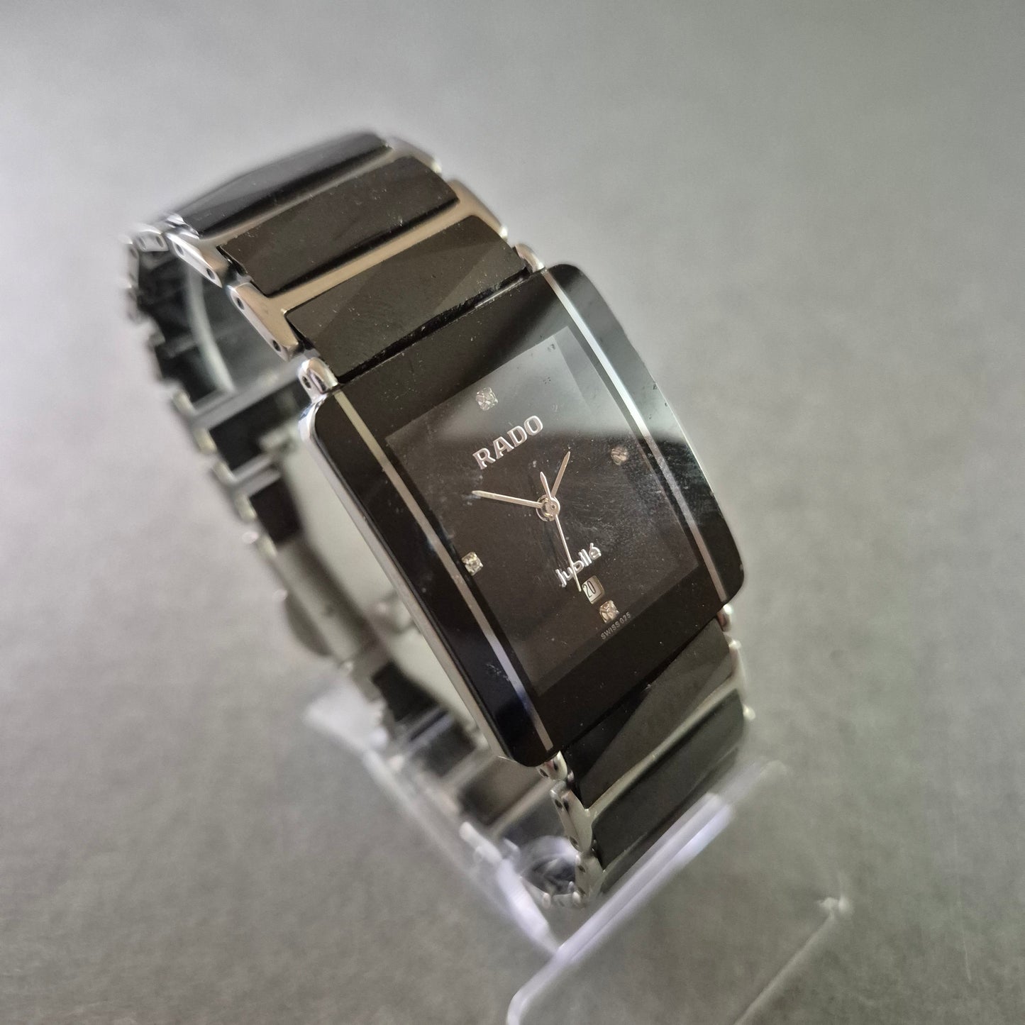 Elegante Rado Jubile Herren Uhr – Hochtechnische Keramik mit Diamant‑Akzenten