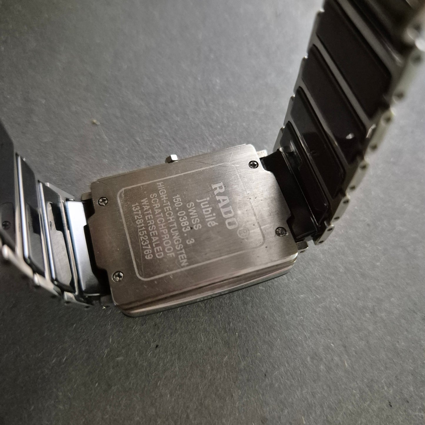 Elegante Rado Jubile Herren Uhr – Hochtechnische Keramik mit Diamant‑Akzenten