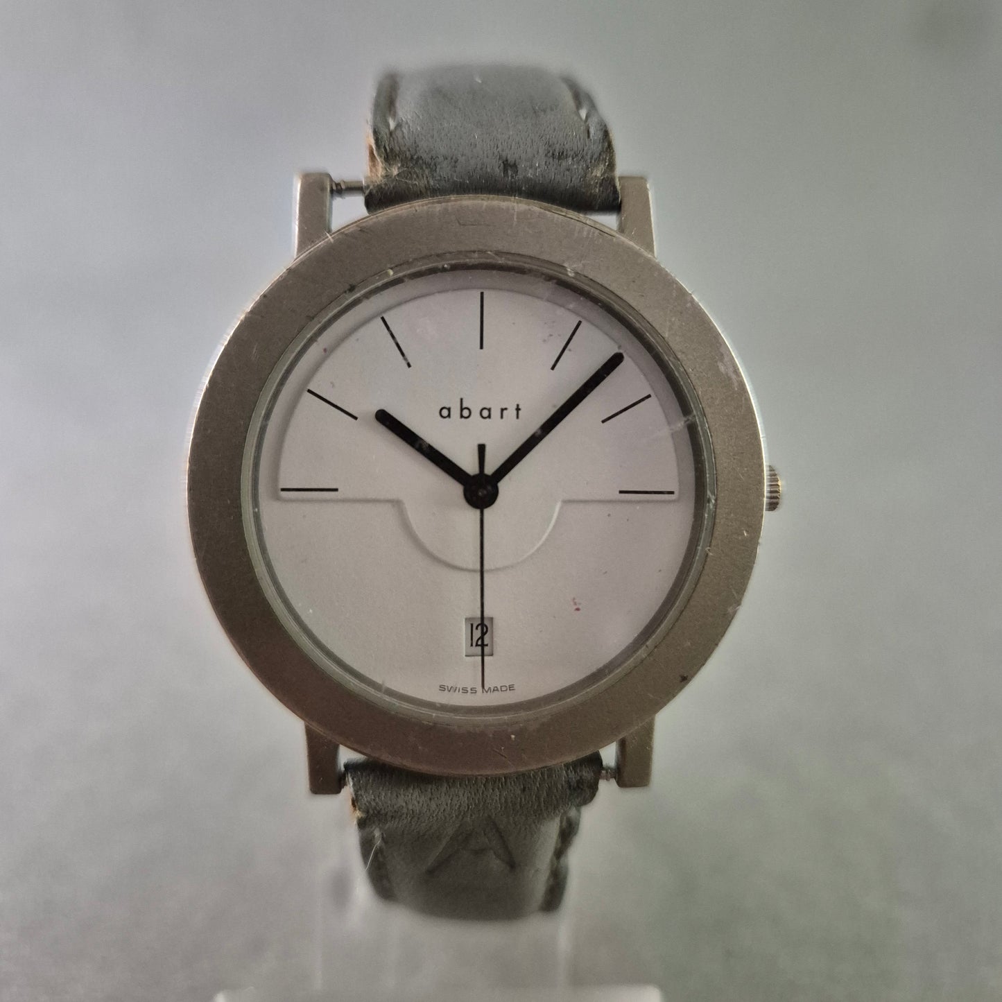 Minimalistische abart Herren Uhr – Schweizer Design mit Lederarmband