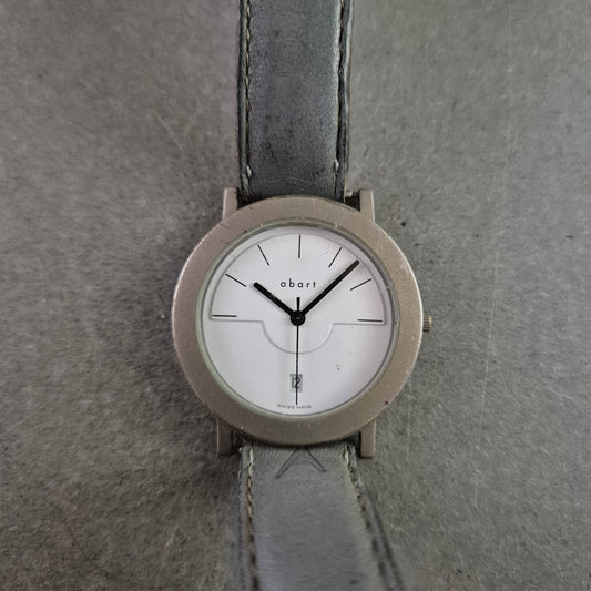 Minimalistische abart Herren Uhr – Schweizer Design mit Lederarmband