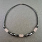 Hämatit Kette mit Rosenquarz – Edelsteinmix in harmonischem Design