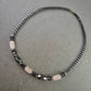 Hämatit Kette mit Rosenquarz – Edelsteinmix in harmonischem Design