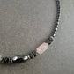 Hämatit Kette mit Rosenquarz – Edelsteinmix in harmonischem Design