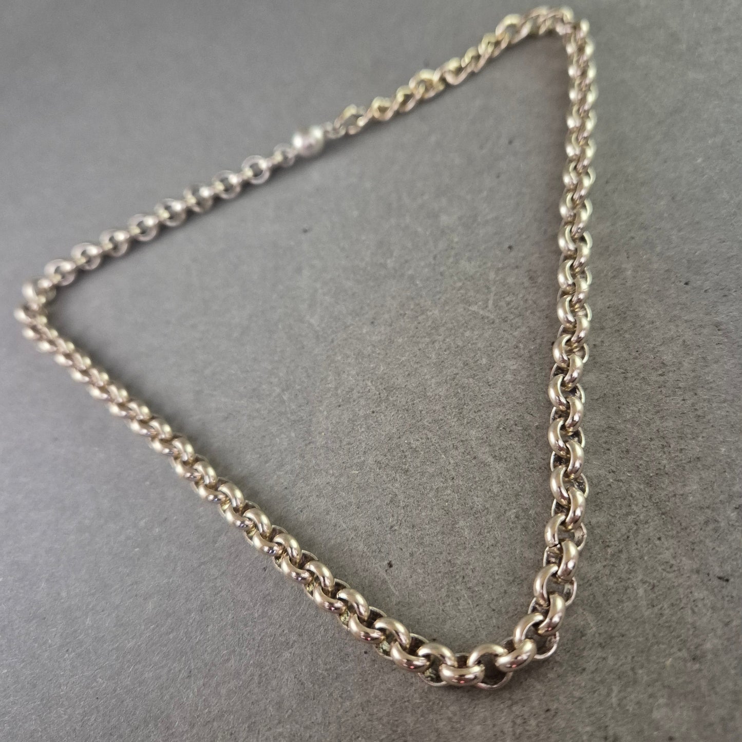 Massive Kette im Panzer Design – Silberfarben Klassisch