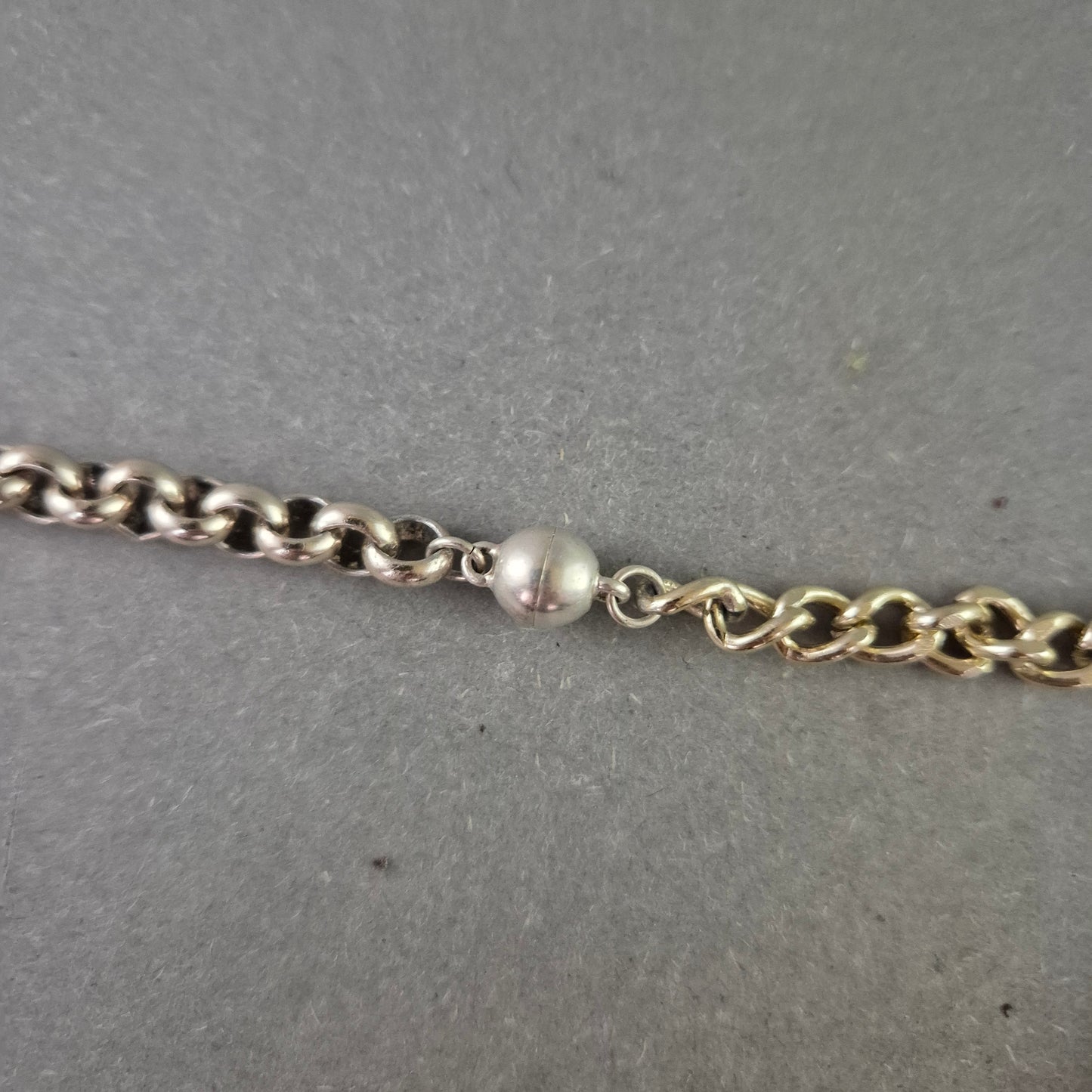 Massive Kette im Panzer Design – Silberfarben Klassisch