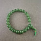 Grünes Perlen Armband – Elastisch und natürlich inspiriert