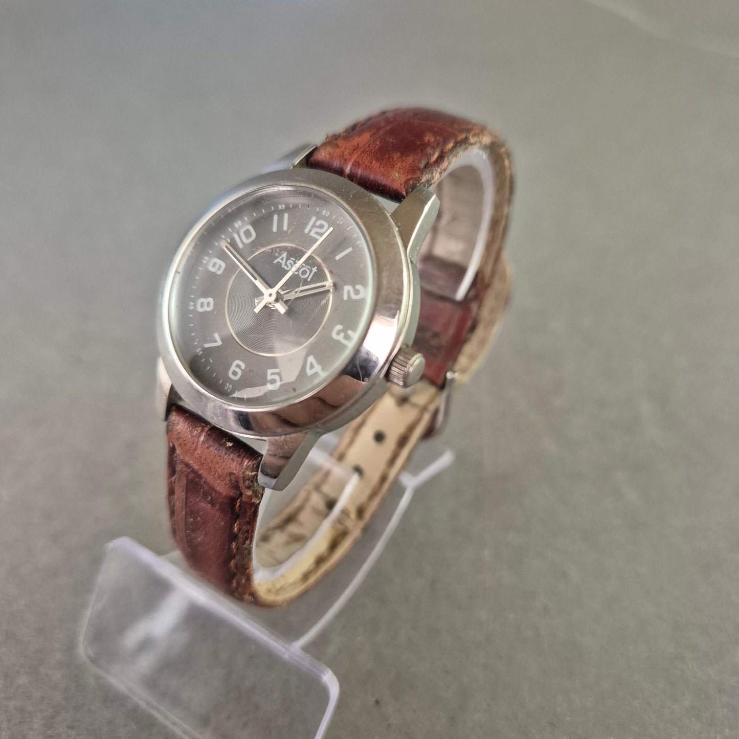 Ascot Herren Uhr mit braunem Lederarmband – Klassisches Design