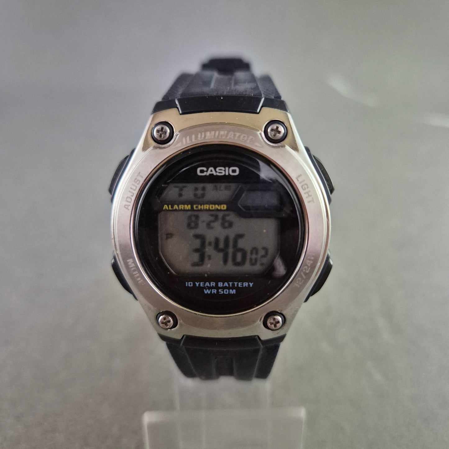 Casio Herren Uhr W-211 – Digitale Armbanduhr mit Chronograph