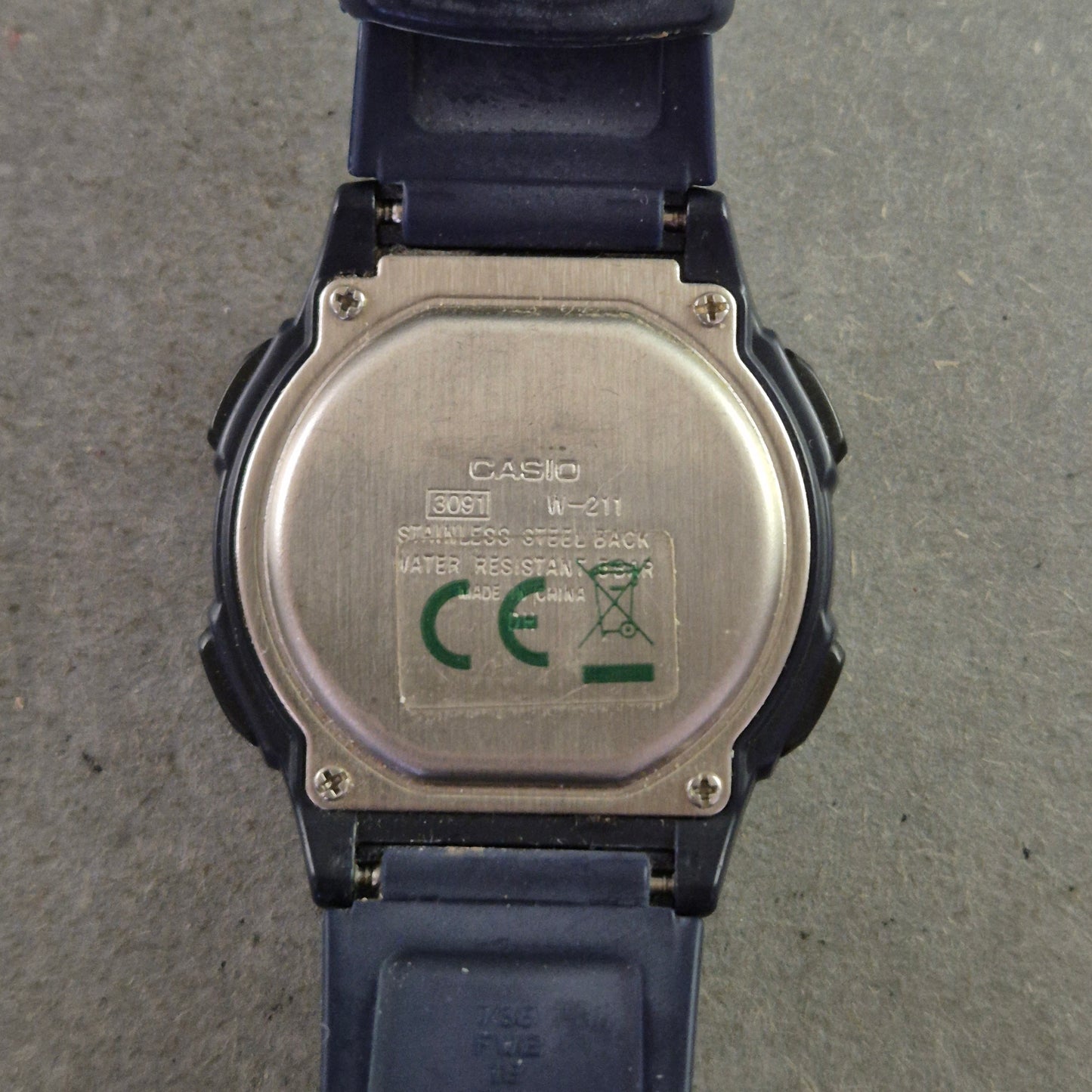 Casio Herren Uhr W-211 – Digitale Armbanduhr mit Chronograph