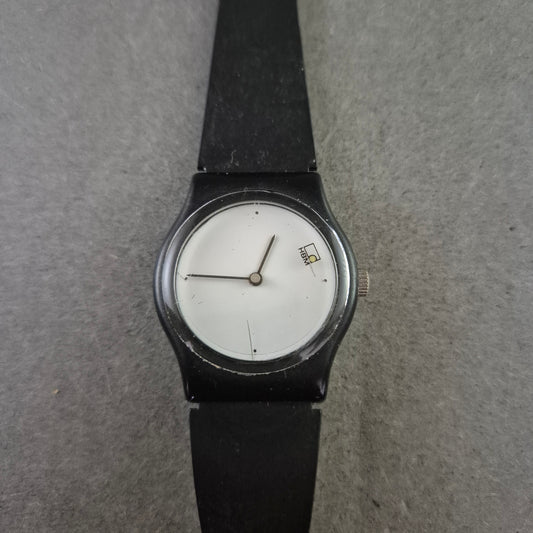 Minimalistische Herren Uhr – Schwarz Weiß Design mit Quarzwerk