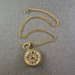 Edox Taschenuhr mit Kette – Antikes Design in Goldoptik