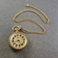 Edox Taschenuhr mit Kette – Antikes Design in Goldoptik