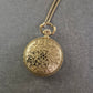 Edox Taschenuhr mit Kette – Antikes Design in Goldoptik