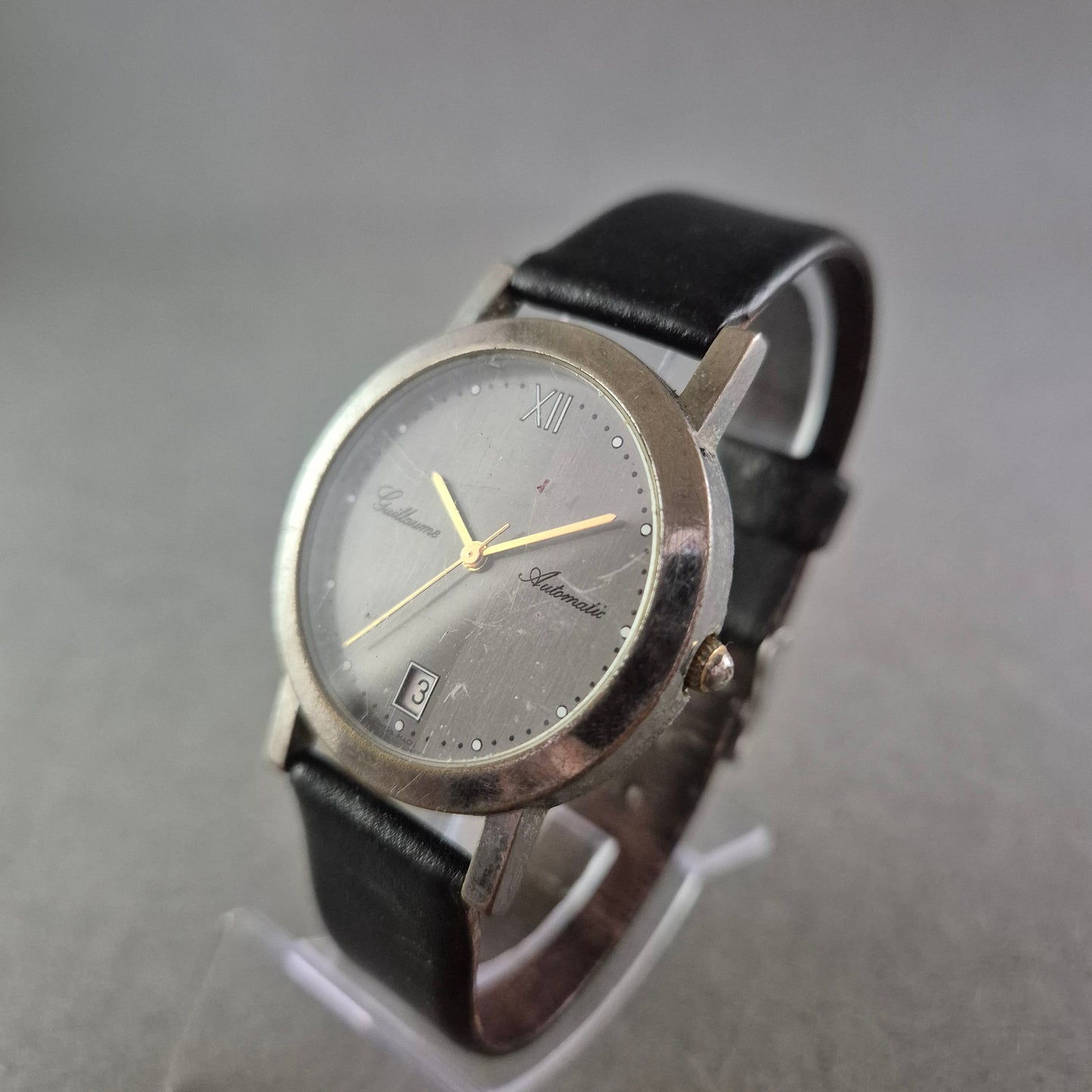 Guillaume Herren Uhr Automatik – Klassischer Stil mit Datumsanzeige