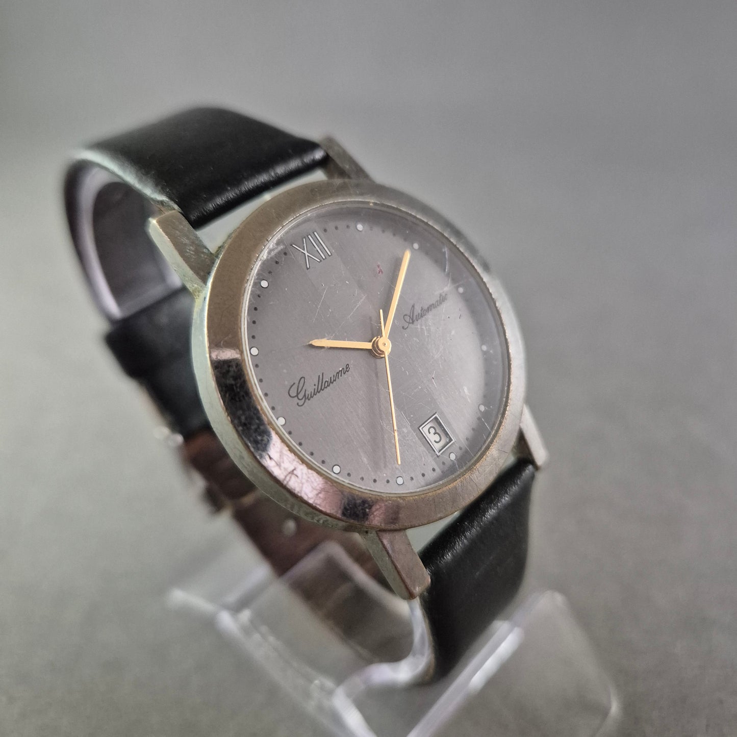 Guillaume Herren Uhr Automatik – Klassischer Stil mit Datumsanzeige