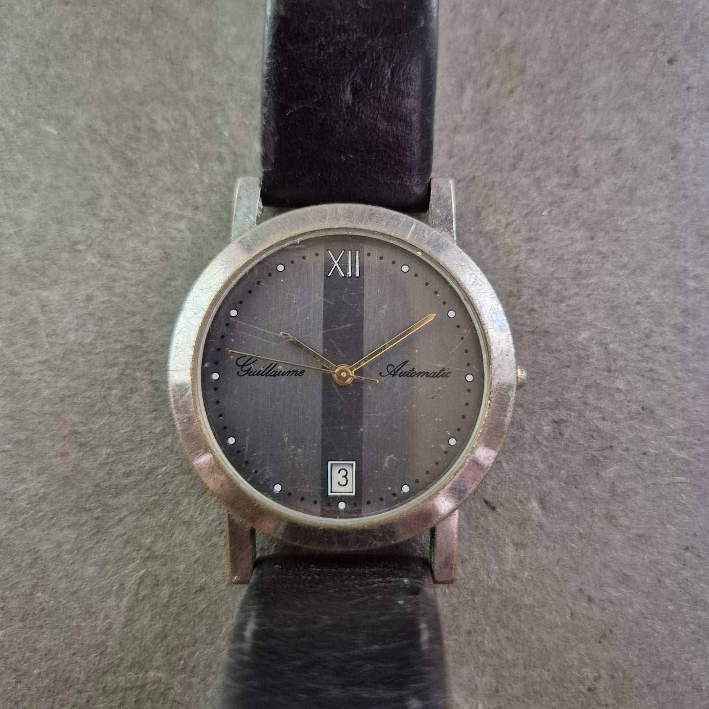 Guillaume Herren Uhr Automatik – Klassischer Stil mit Datumsanzeige