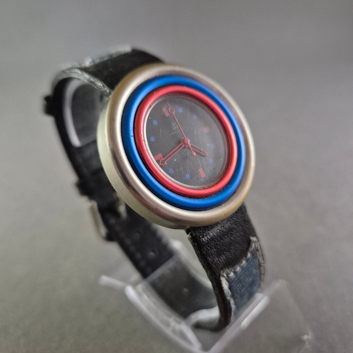 Bunte Watch People Damen Uhr – Extravagantes Design mit Denim-Look