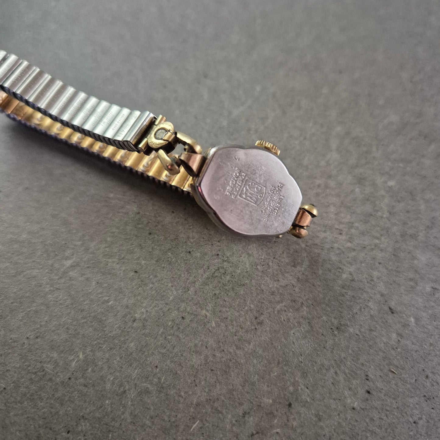 Vintage Lorgin Damen Uhr – Mechanikklassiker mit Stretchband