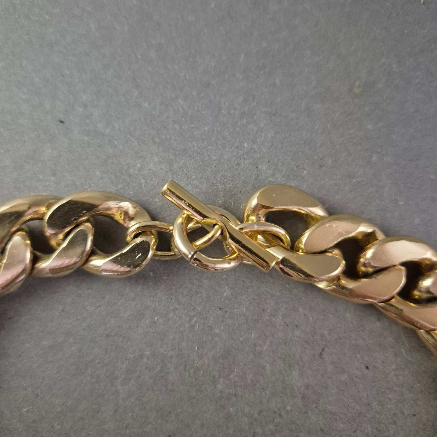 Damen Kette Große Glieder in Goldfarben Robustes Design