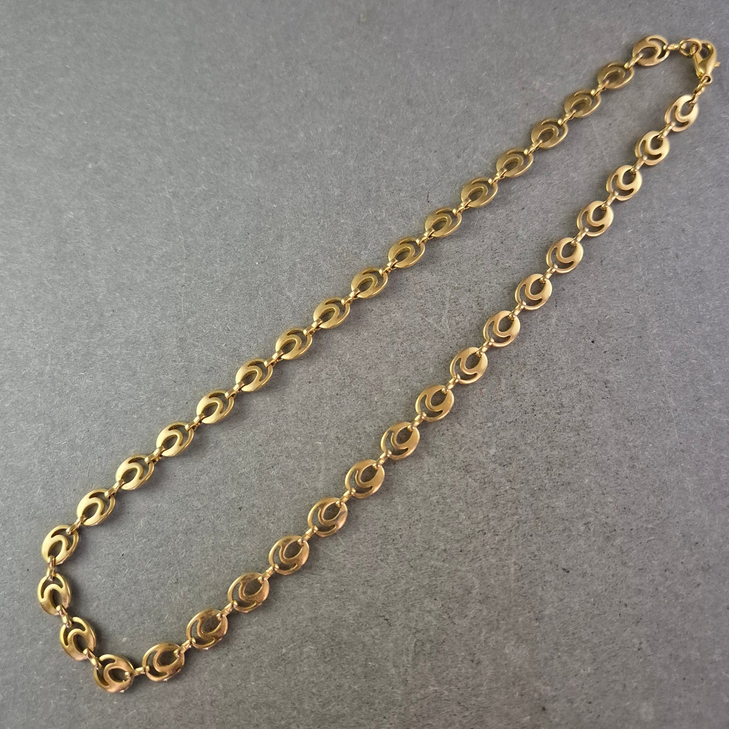 Klassische Glieder Halskette in Goldoptik – Schlicht & Stilvoll