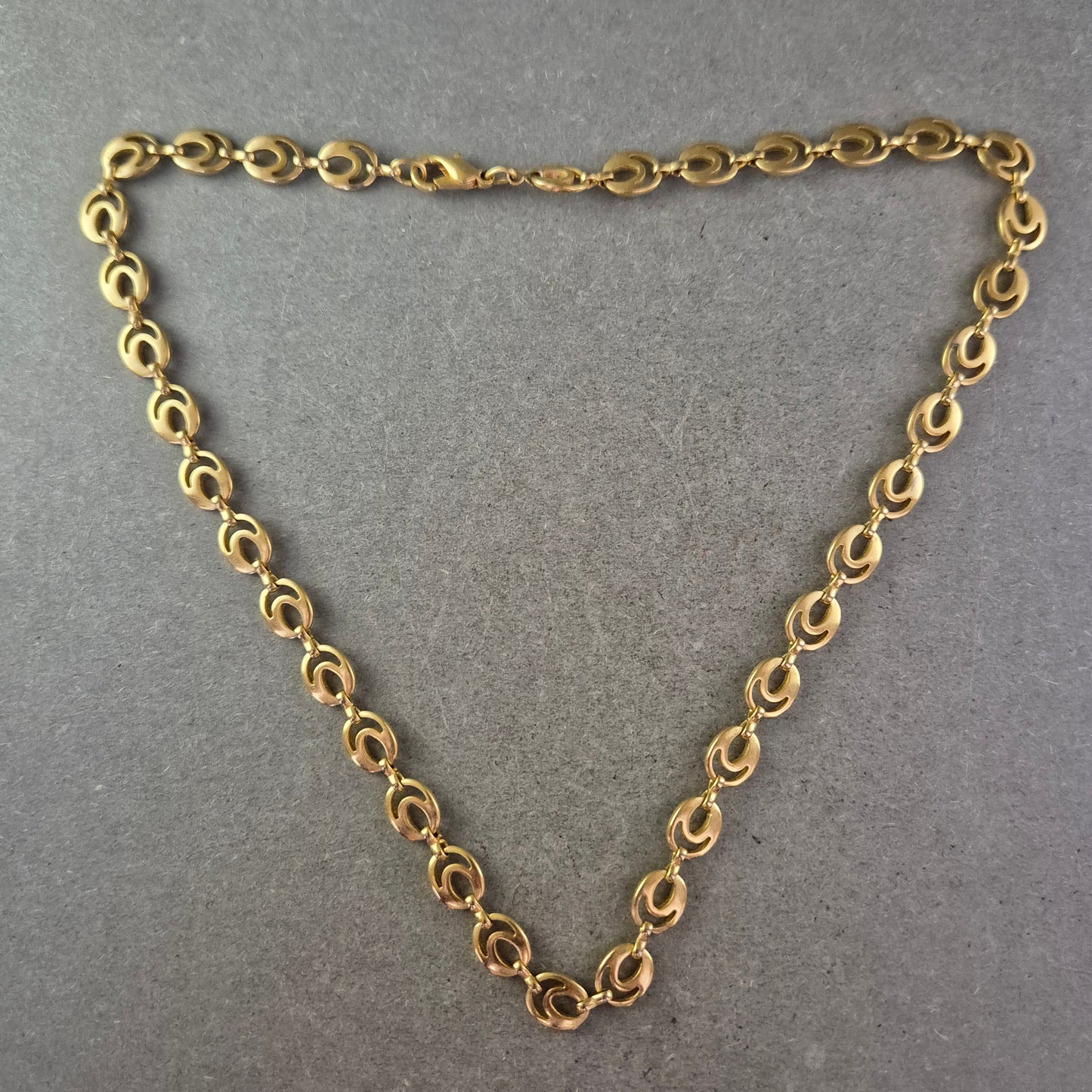Klassische Glieder Halskette in Goldoptik – Schlicht & Stilvoll