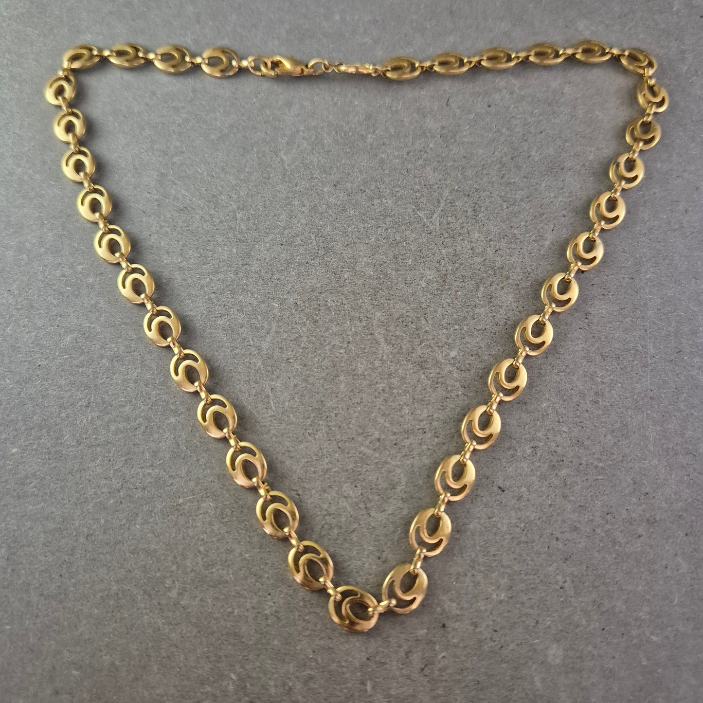 Klassische Glieder Halskette in Goldoptik – Schlicht & Stilvoll
