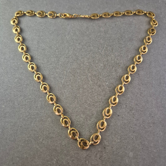 Klassische Glieder Halskette in Goldoptik – Schlicht & Stilvoll