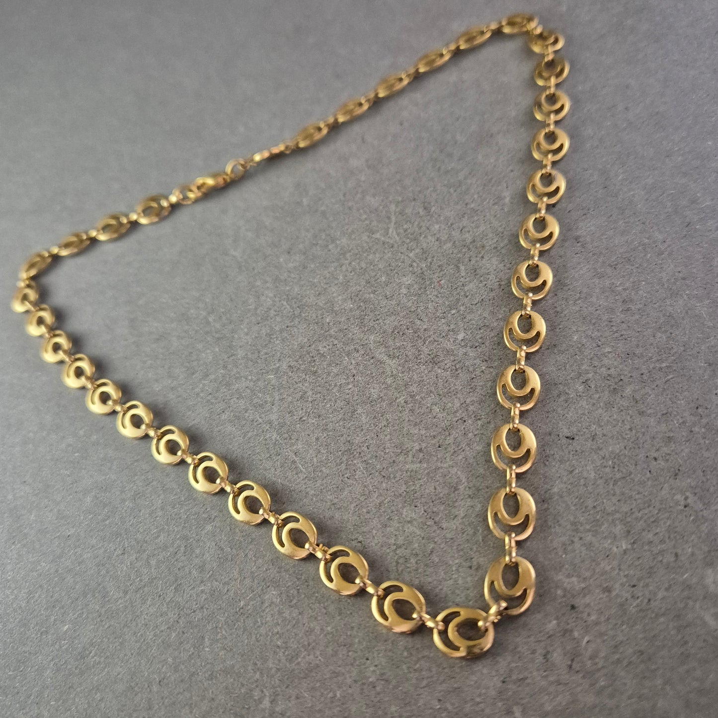 Klassische Glieder Halskette in Goldoptik – Schlicht & Stilvoll