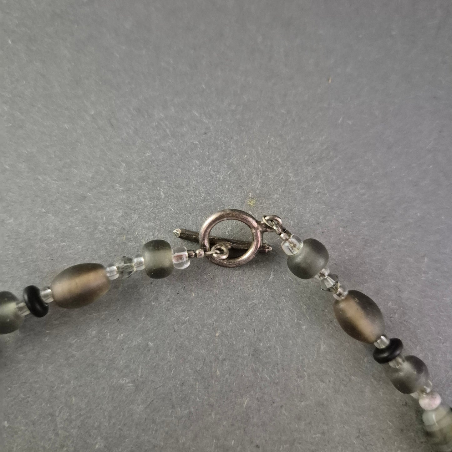 Vintage Glasperlen Kette – Handgefertigter Ethno Schmuck