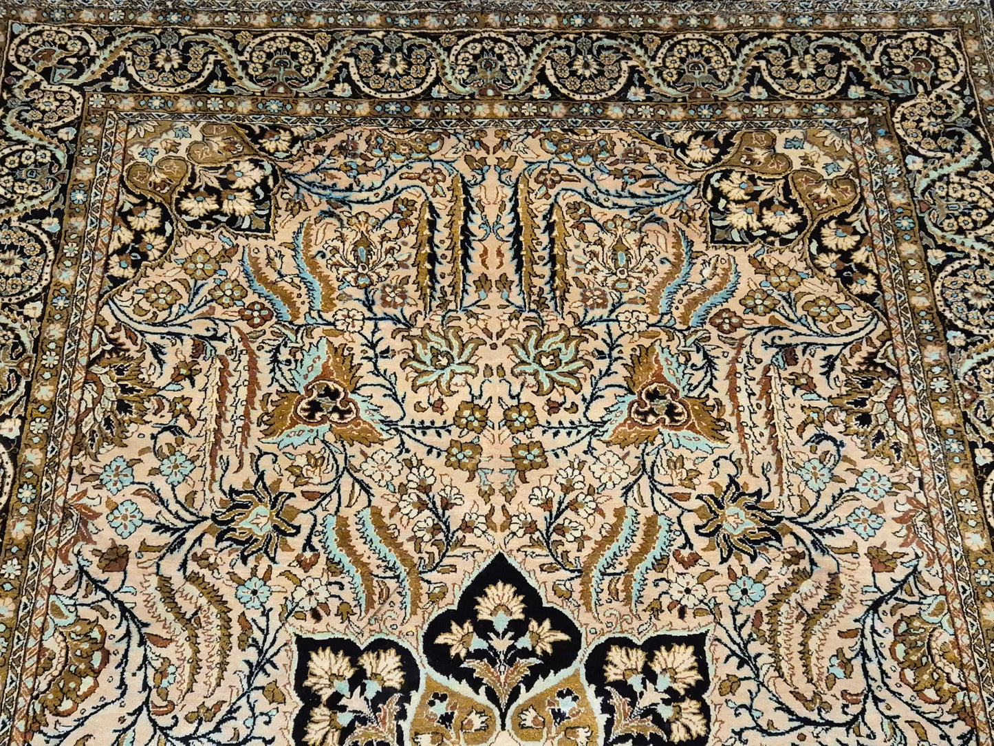 Exklusiver Ghom Teppich – Seide auf Seide, sehr fein Orientteppich