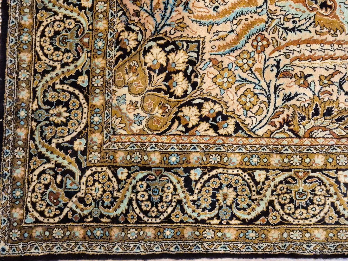 Exklusiver Ghom Teppich – Seide auf Seide, sehr fein Orientteppich