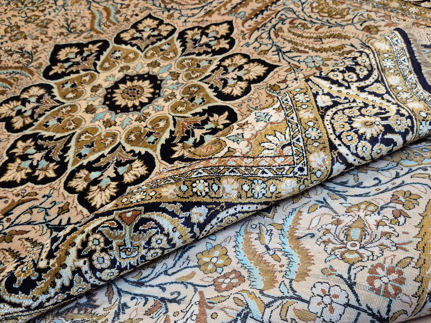 Exklusiver Ghom Teppich – Seide auf Seide, sehr fein Orientteppich