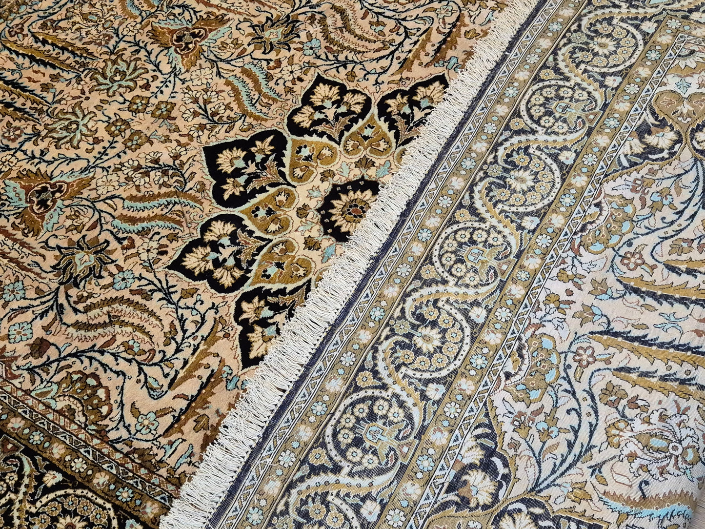 Exklusiver Ghom Teppich – Seide auf Seide, sehr fein Orientteppich