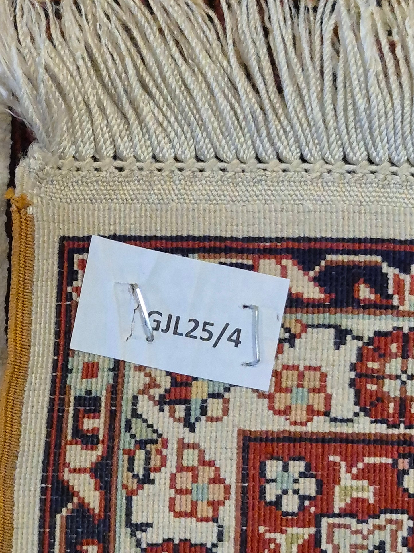 Feiner Hereke Teppich – Seide auf Seide, Medaillon, exklusive Knüpfung