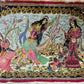 Ghom Teppich reine Seide figürliche Darstellung feine Knüpfung