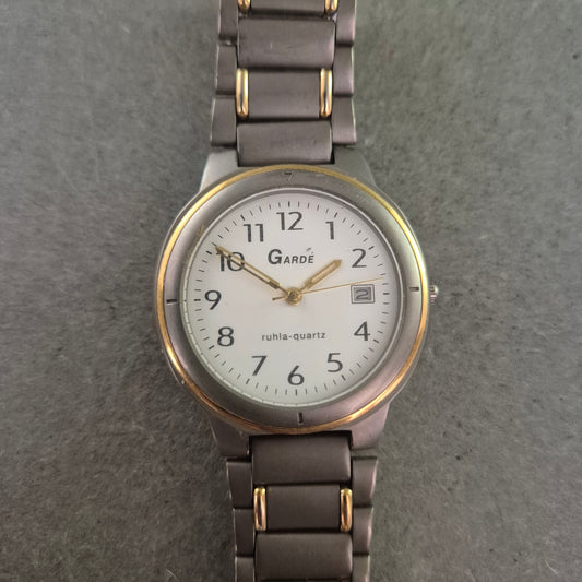 Garde Herren Uhr Titan – Klassisches Design mit Datumsanzeige