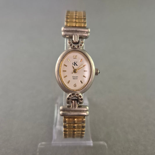 Gioven Kelvin Damen Uhr – Ovales Gehäuse mit Vintage-Charme