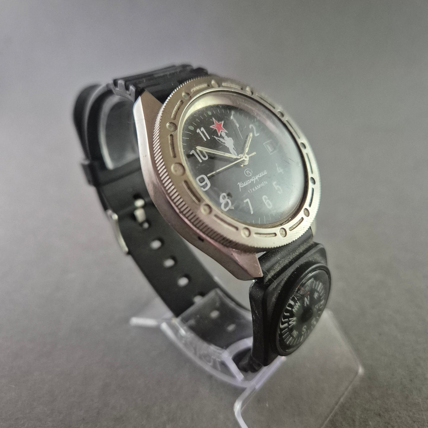 Vostok Komandirskie Herren Uhr – Militär Design mit Kompass