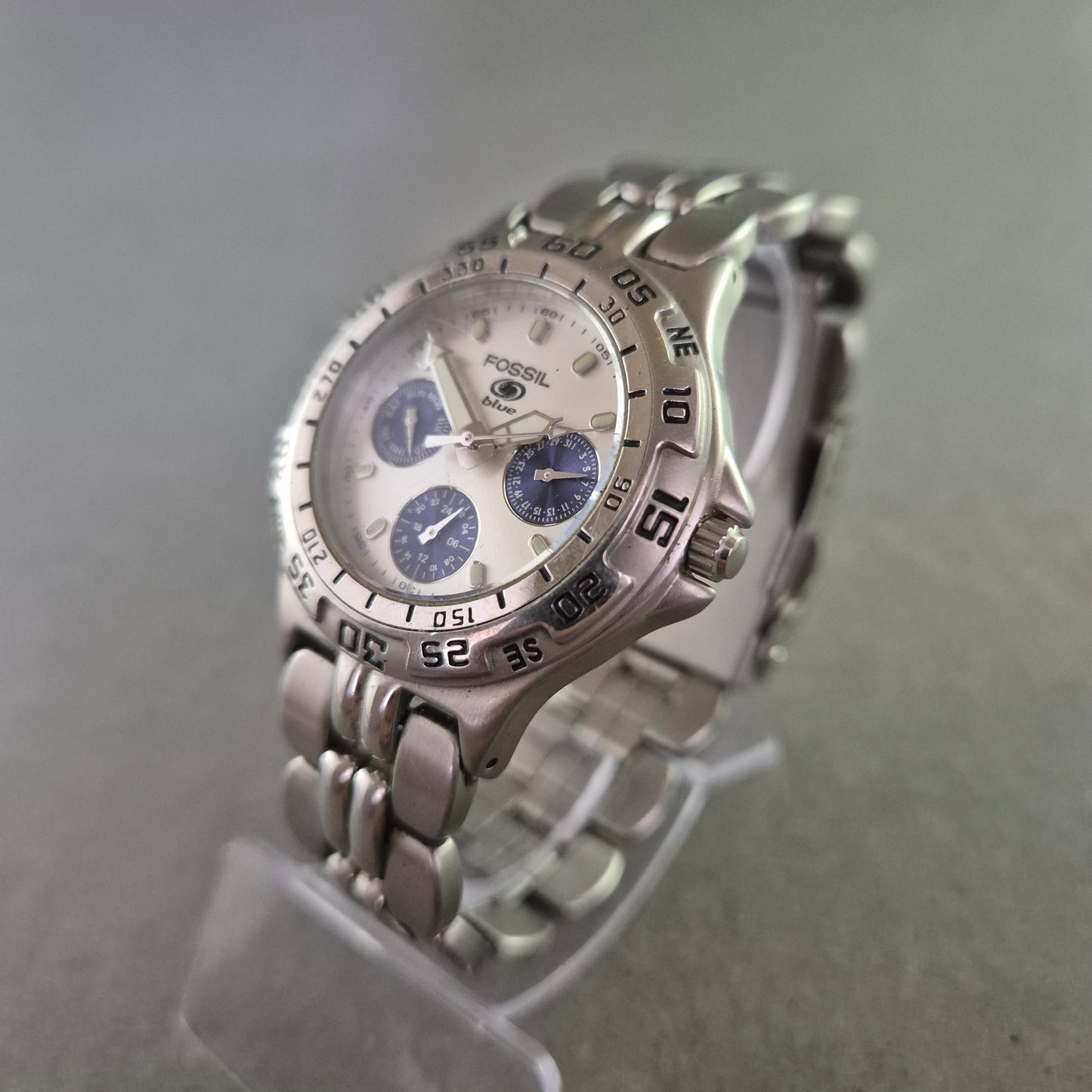 Fossil Herren Uhr – Edelstahl Chronograph im sportlichen Design