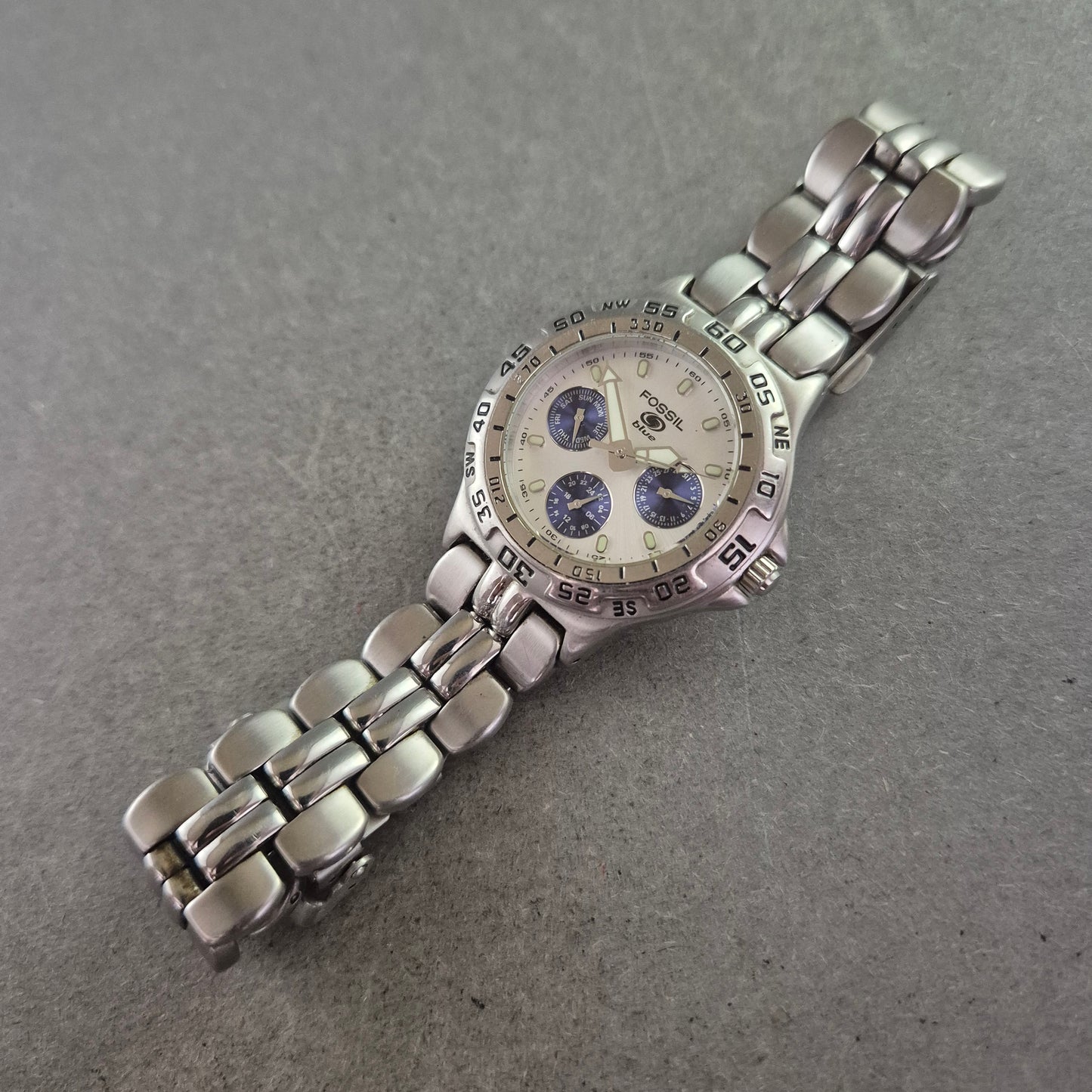 Fossil Herren Uhr – Edelstahl Chronograph im sportlichen Design