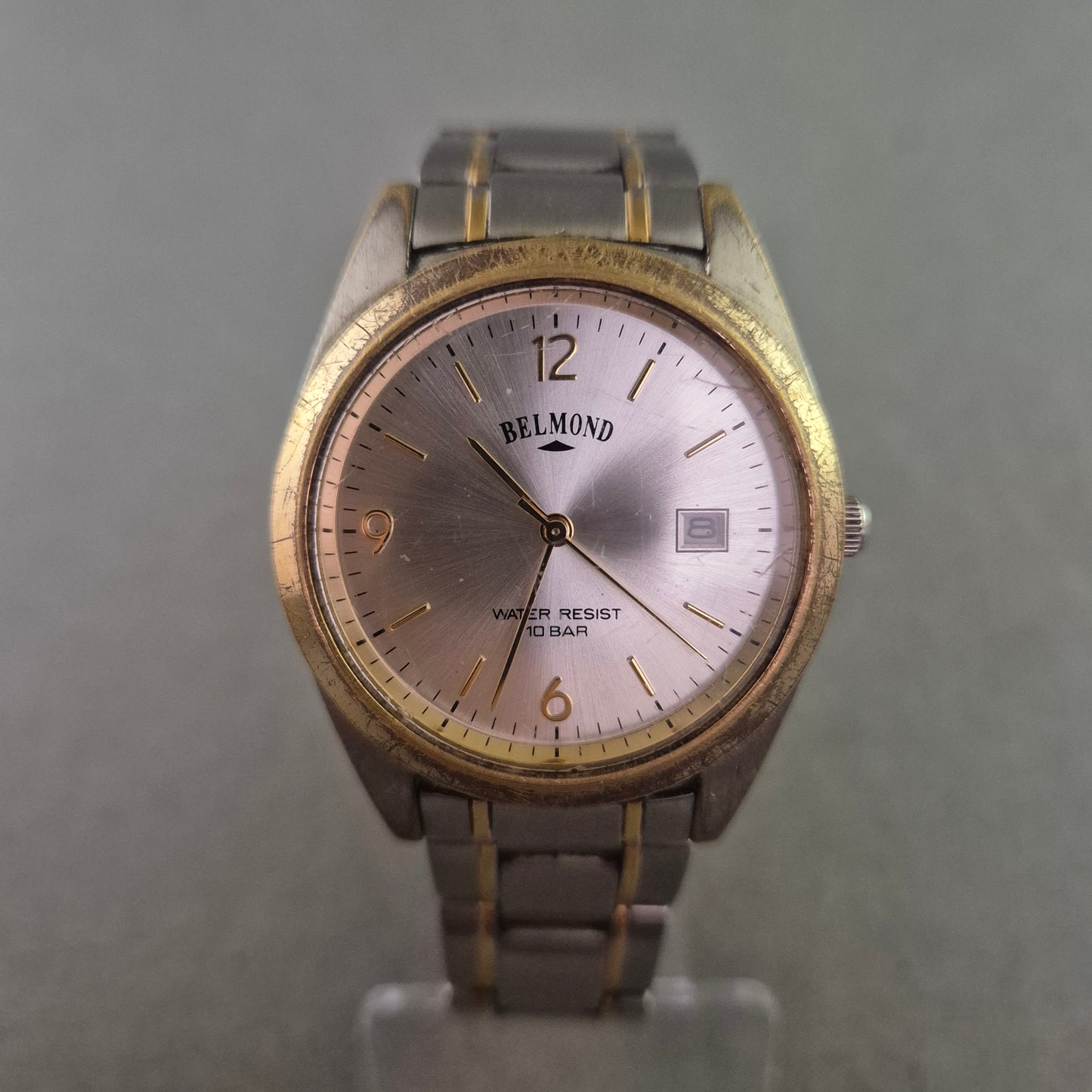 Belmond Herren Uhr – Zweifarbiges Edelstahlarmband mit Datum