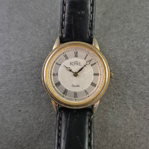 Royal Damen Uhr – Klassischer Vintage Look mit Lederarmband