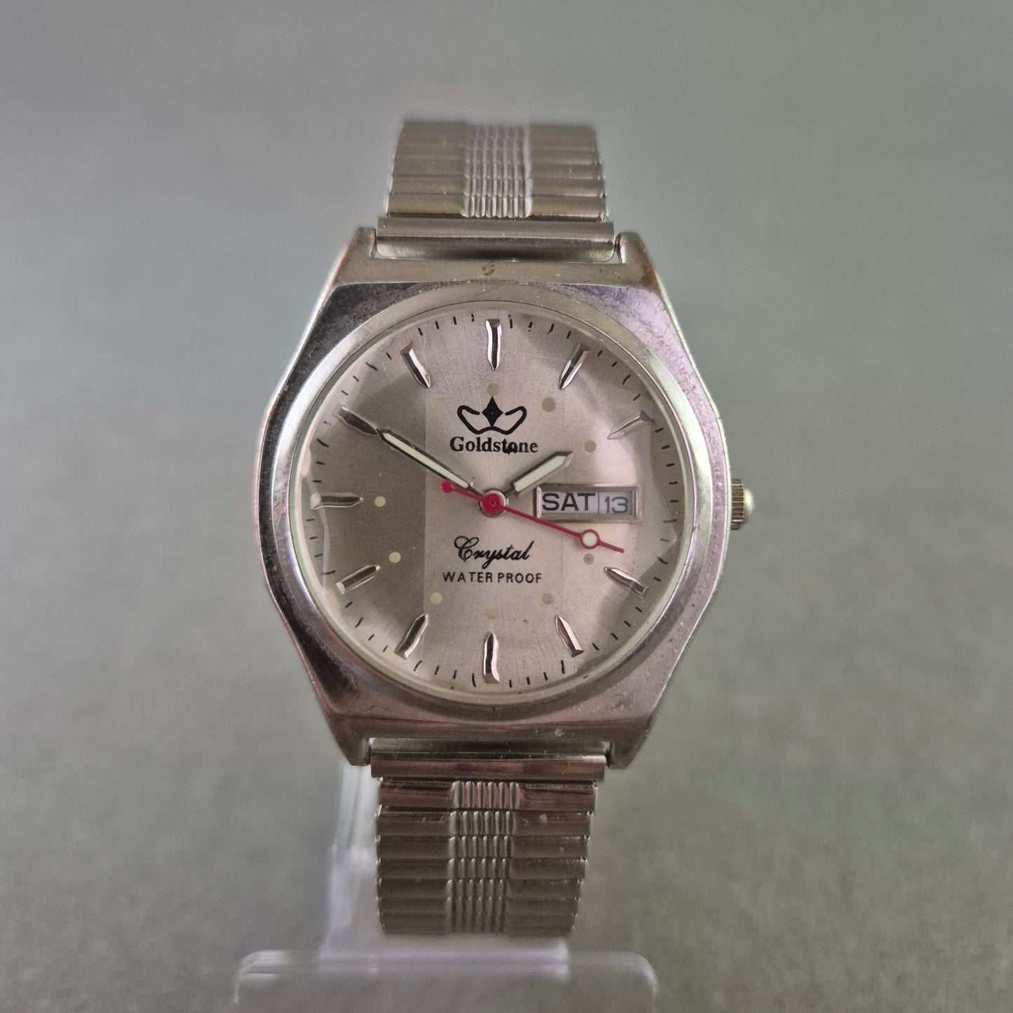 Goldstone Herren Uhr – Vintage Design mit Wochentags- und Datumsanzeige