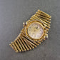 Elegante Damen Uhr in Goldoptik – Auffälliges Armbanddesign