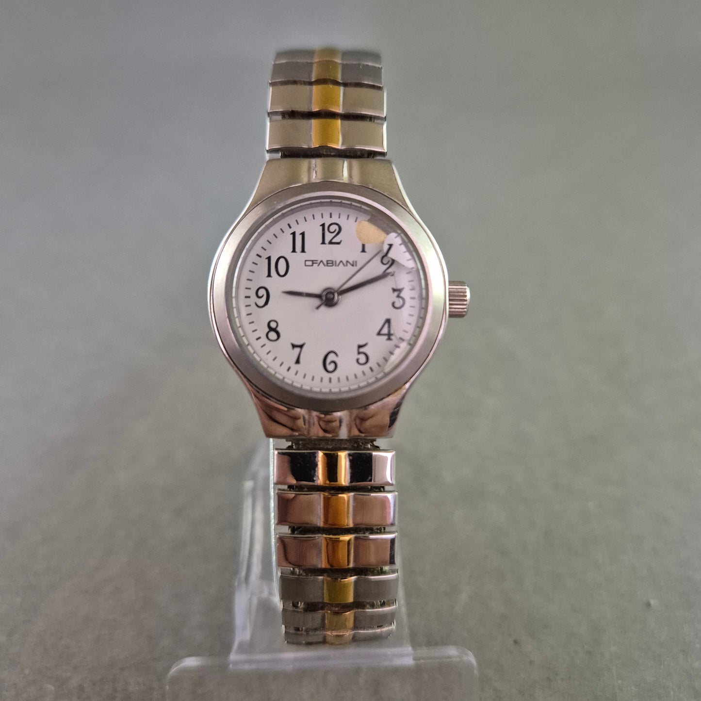 Fabiani Damen Uhr – Bicolor Design mit Stretcharmband