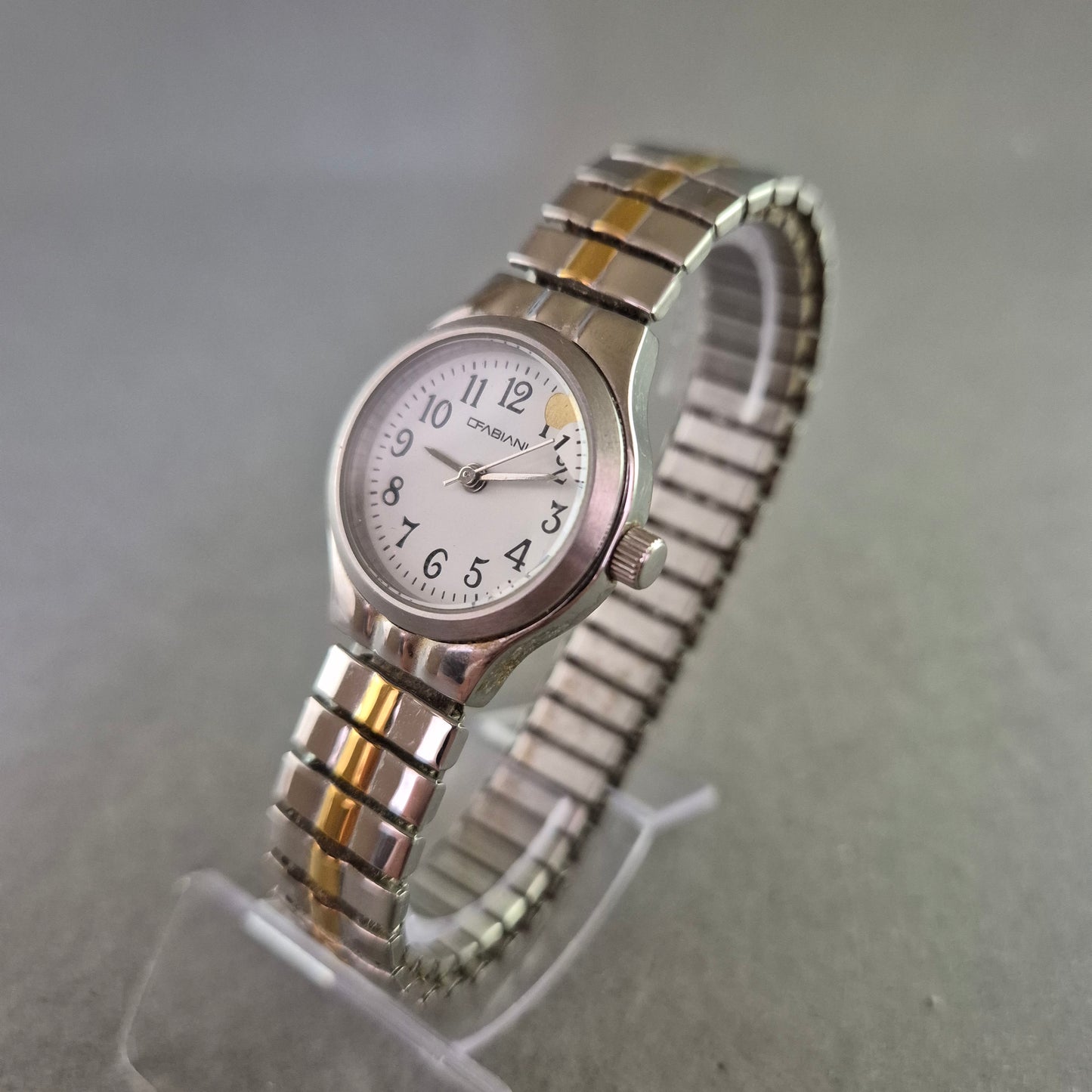 Fabiani Damen Uhr – Bicolor Design mit Stretcharmband