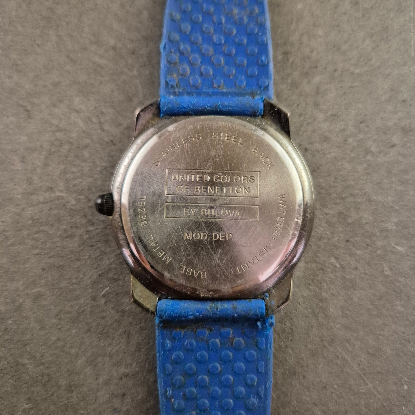 Bunte Unisex Uhr Benetton by Bulova "Blue Family"