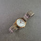Elegante Damen Uhr Ronda mit Flexband in Bicolor